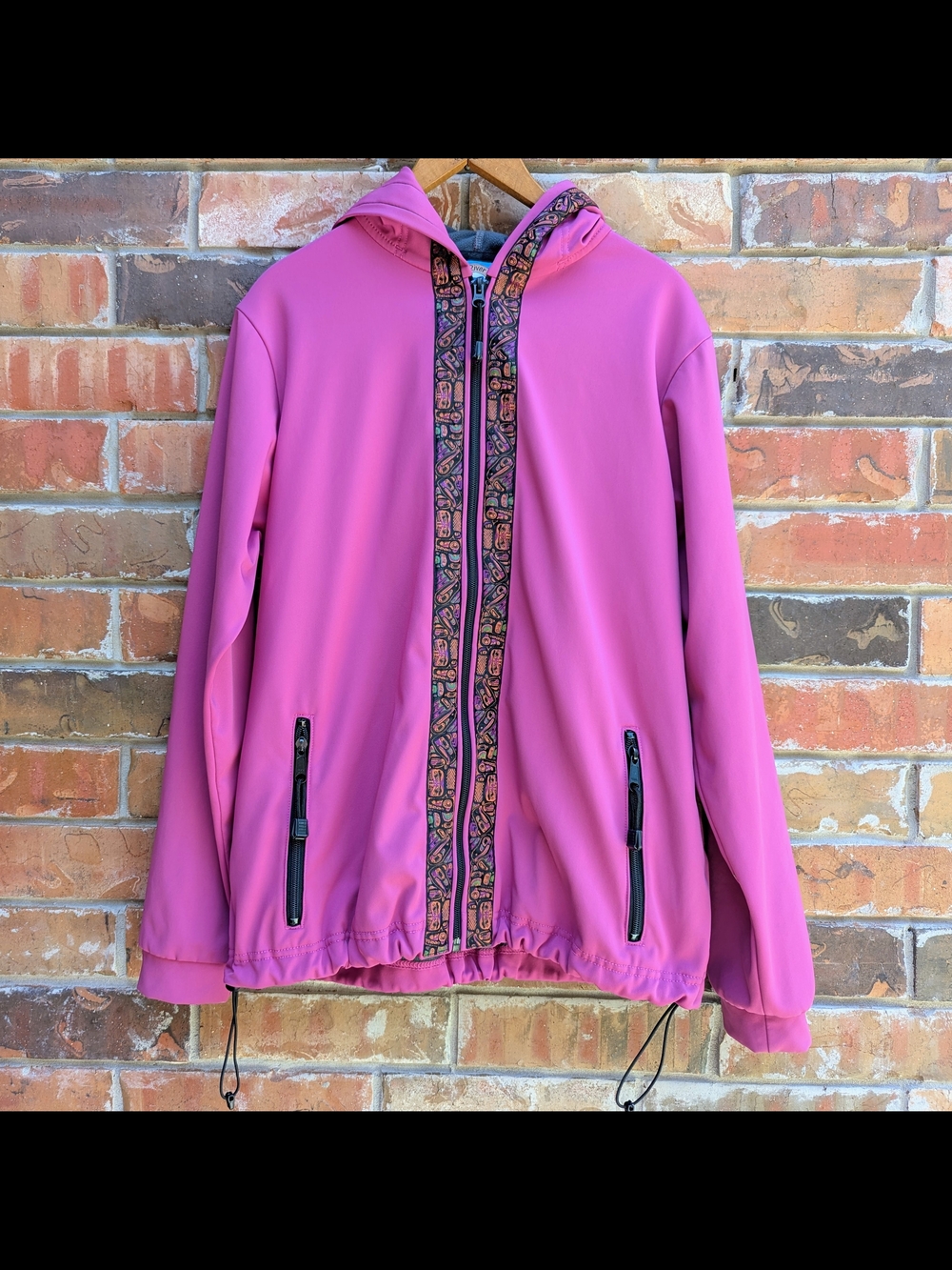 Copper River Fleece Denali Softshell Jacket Cerise Purple Pink Totem Women Sz M